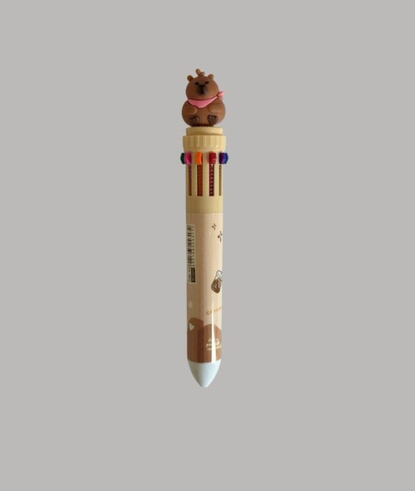 Caneta 10 cores capivara - Imagem 3