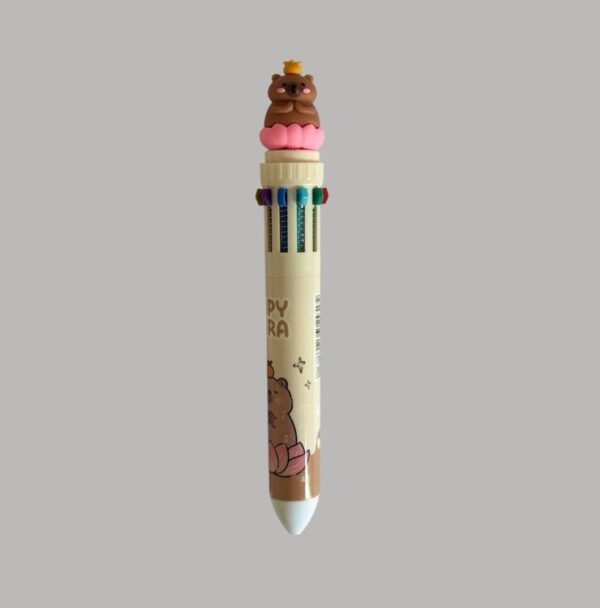 Caneta 10 cores capivara - Imagem 4