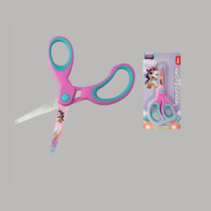 Tesoura Escolar Unicórnio 13cm Kaz