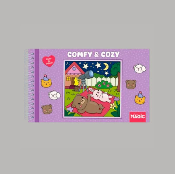 Livro para Colorir Espiral Comfy & Cozy - Imagem 2