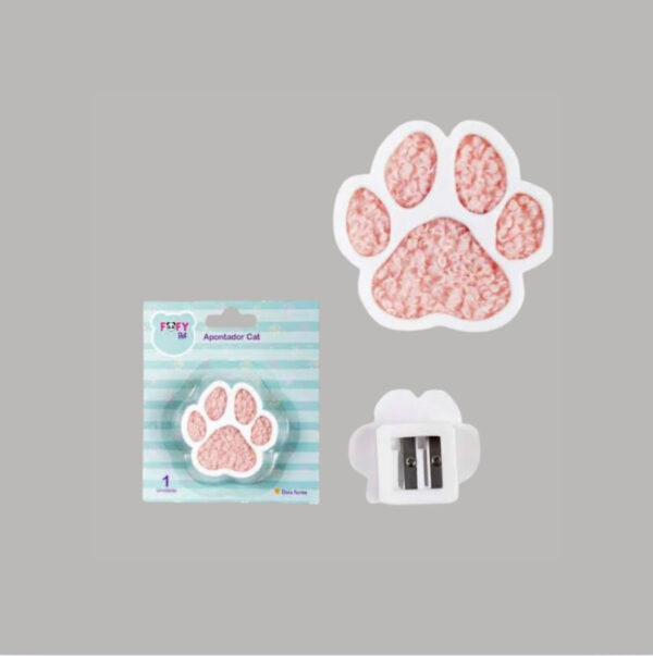 Apontador 2 Furos Patinha Cat FOFY
