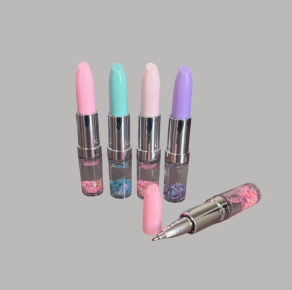 Caneta Batom Com Estrelinhas