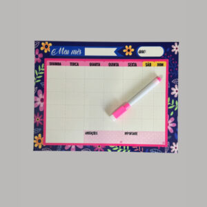 Quadro Planner 20x26cm Flores