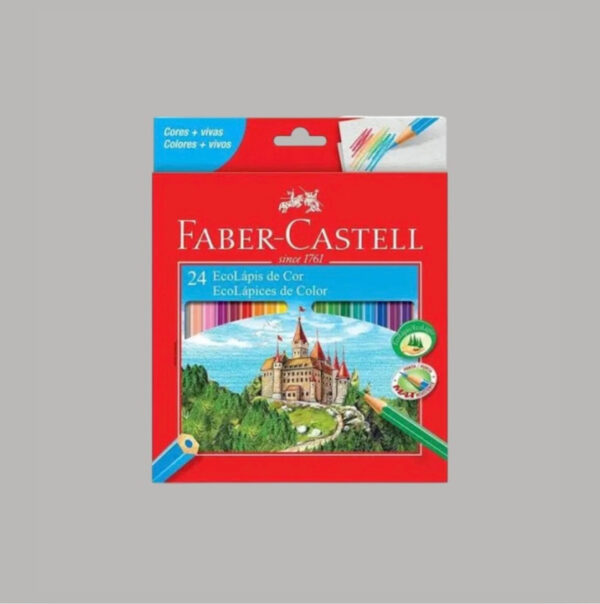 Lápis De Cor 24 Cores- Faber Castell