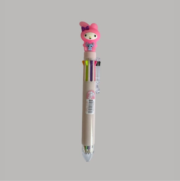 Caneta 08 Cores Turma da Hello Kitty Melody Kuromi - Image 2