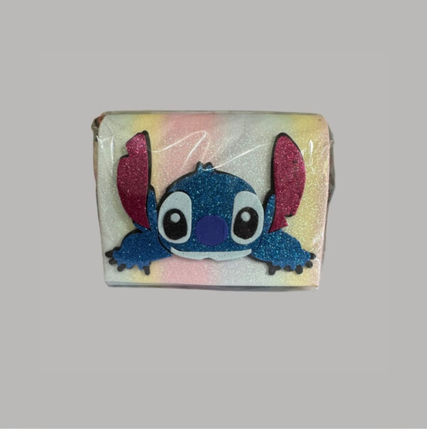 Bolsas Laterais Stitch com Glitter - Imagem 5