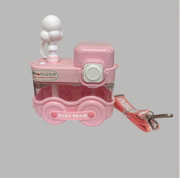 Garrafa Plástica Infantil 530ml Trenzinho - Imagem 5