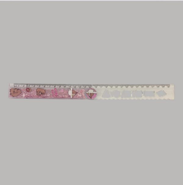 Régua Dobrável Capivara com Glitter 30cm - Imagem 3