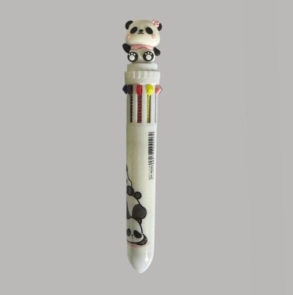Caneta 10 Cores Panda - Imagem 2