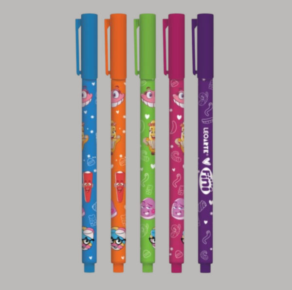Caneta Gel 0.6mm Corpo Estampado Fini