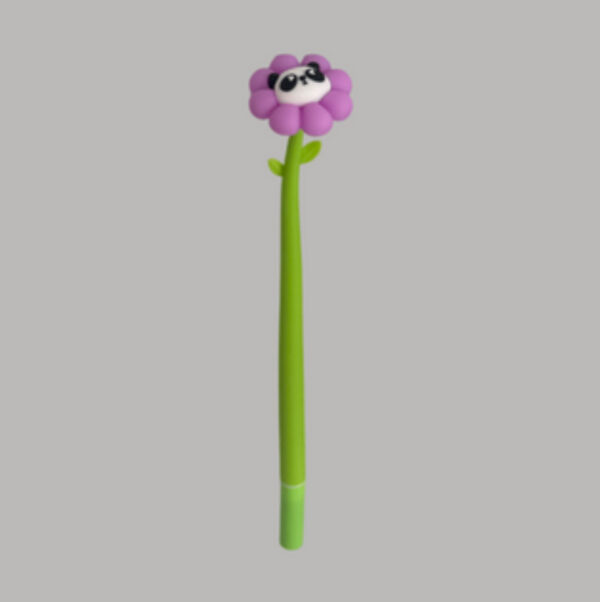 Caneta Flexível Dançante Flor Panda - Imagem 7