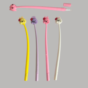 Caneta Flexível Dançante Coelhinha