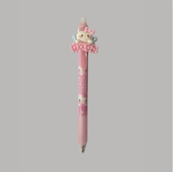 Caneta Clic Resina Hello Kitty Corpo Decorado - Imagem 7