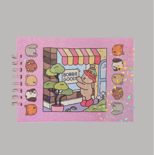 Livro De Colorir Bobbie Goods Capa Dura Rosa