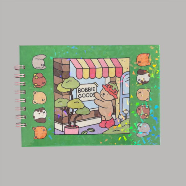 Livro De Colorir Bobbie Goods Capa Dura Verde