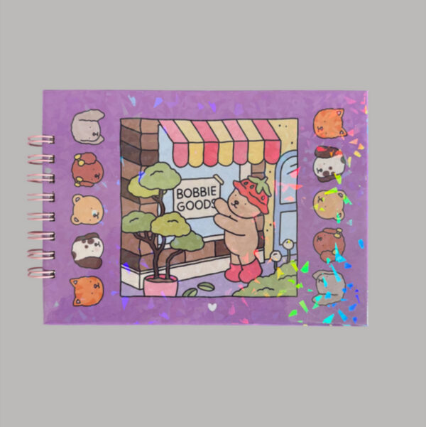 Livro De Colorir Bobbie Goods Capa Dura Roxo