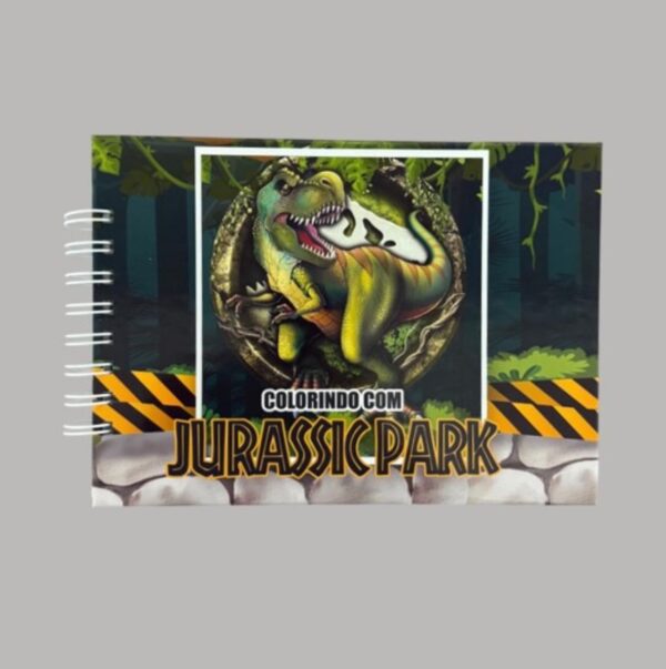 Livro De Colorir Jurassic Park
